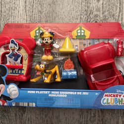 mickey mouse mini playset