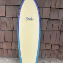 6’ Wave Weapon Twin Fins Surfboard. Good Condition. Ready For The Water. $319