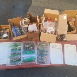Huge vintage vacuum tube collection w tester