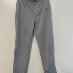 Nike Dri Fit Youth Size Large Gray Baseball Pants