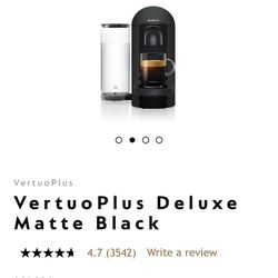 Nespresso VertuoPlus Deluxe Matte Black