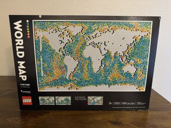 LEGO Art (31203) World Map ~Brand New & Sealed~ Firm Price Pickup Only