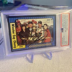 Dale Earnhardt Sr. On Card Auto PSA Graded