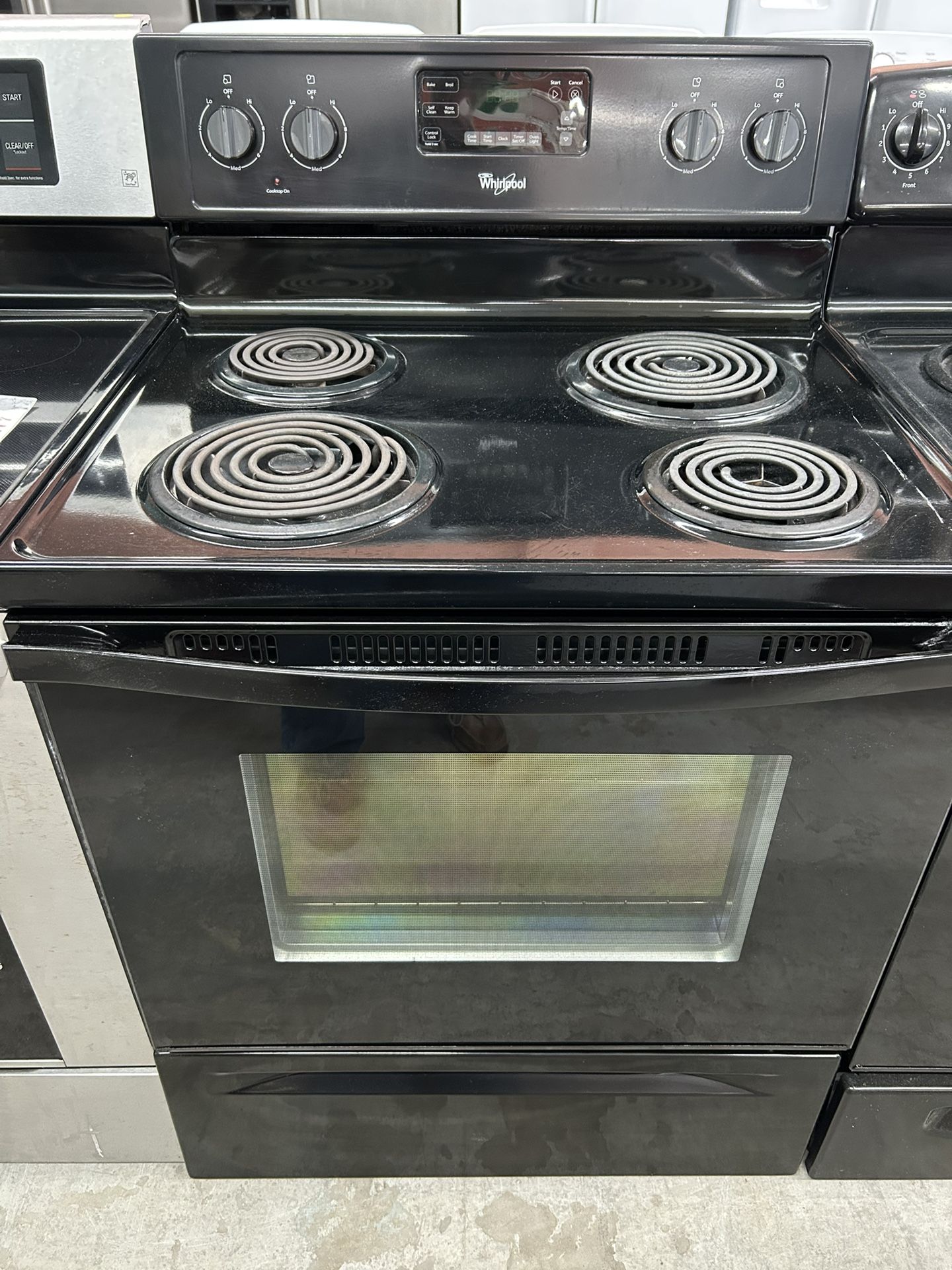 Black Self Clean Stove 