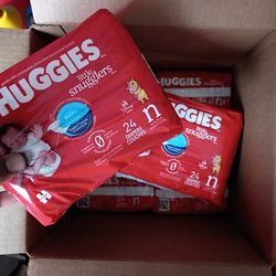 Diaper Size Zero Up To 10 Lb Huggies 8 Packs 24 In A Pack