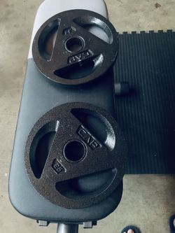 Cap Barbell, 25LB (x2), Cast iron Plates