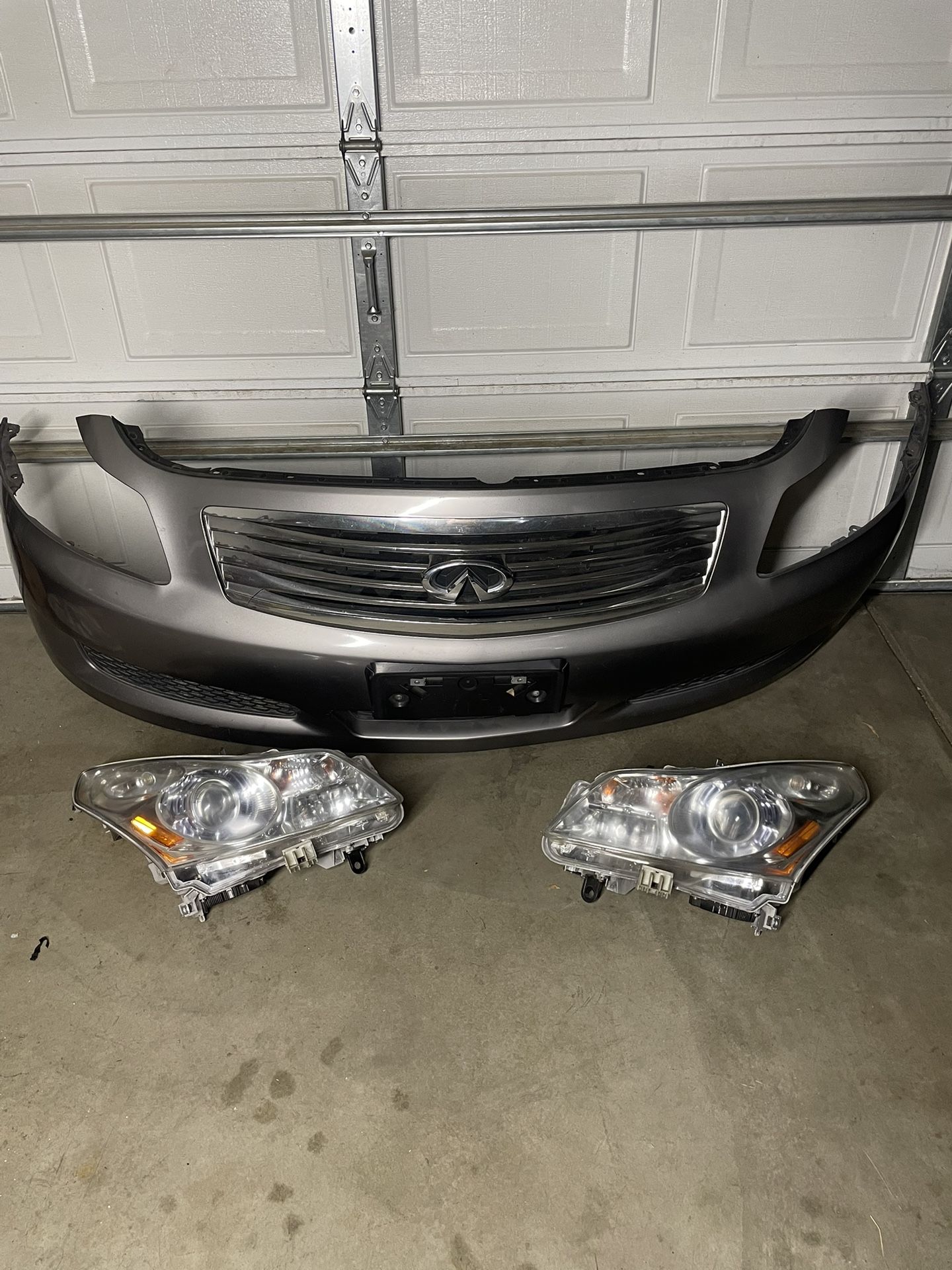 Infiniti G35 G37 Bumper And Headlights
