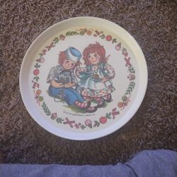 1969 Vintage Raggedy Ann Plate