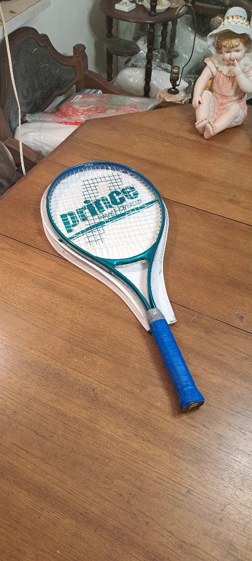 Prince Impact Oversized Tennis Racket W/4 3/8" No 3 Grip, Lightly Used With Cover