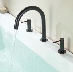 High Flow Deck Mount Tub Faucet  black matte I have 3 asking $85 each