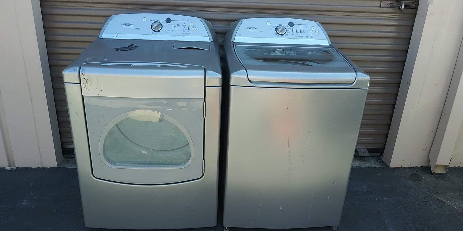 Whirlpool set of washer and Gas dryer