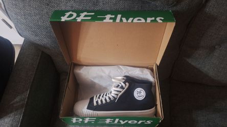 Brand New P.F. Flyers Center Hi Black Canvas - Men's Size 12 (NIB)