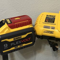 New. FAST Charger 🔌 & 9AH. FLEXVOLT  Battery 🔋