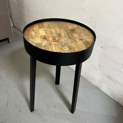 Black end table