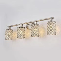 4-Light Bathroom Vanity Light Fixture