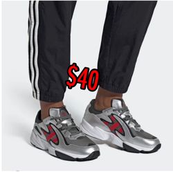 Adidas Mens Yung 96 chasm silver sneakers shoes