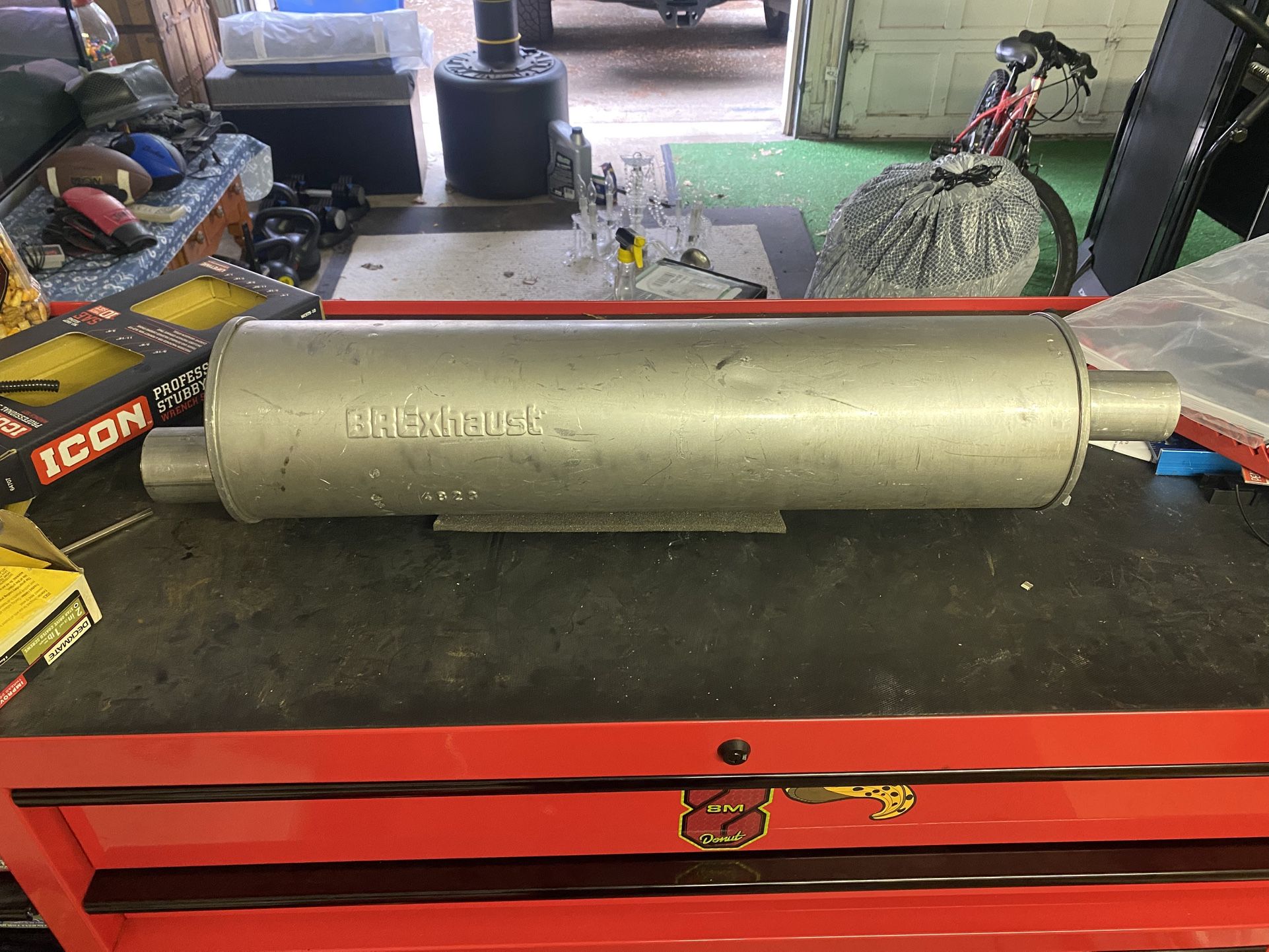 BRExhaust Muffler, New, Never Used, 2.25" ID