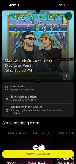 Max / Luke Dean Tickets