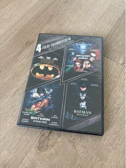 $8 for (1) Batman Collection 4-Film DVD Set - Black