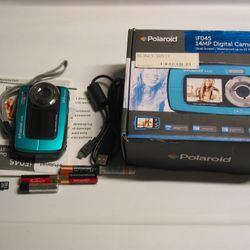 Polaroid iF045 14MP Digital Still Photo Camera HD video camcorder w/Dual Screen 10ft Waterproof