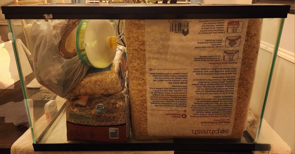 Fish/Hamster/Gerbil Tank 30x19x12