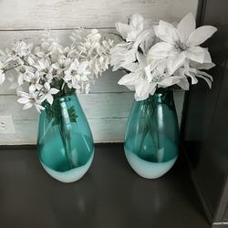 Two Blue Vases 
