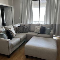 Ashley Sofa Sectional With Ottoman
