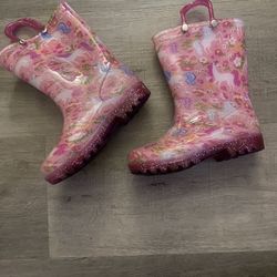 Plastic Boots Size:2 for Girls