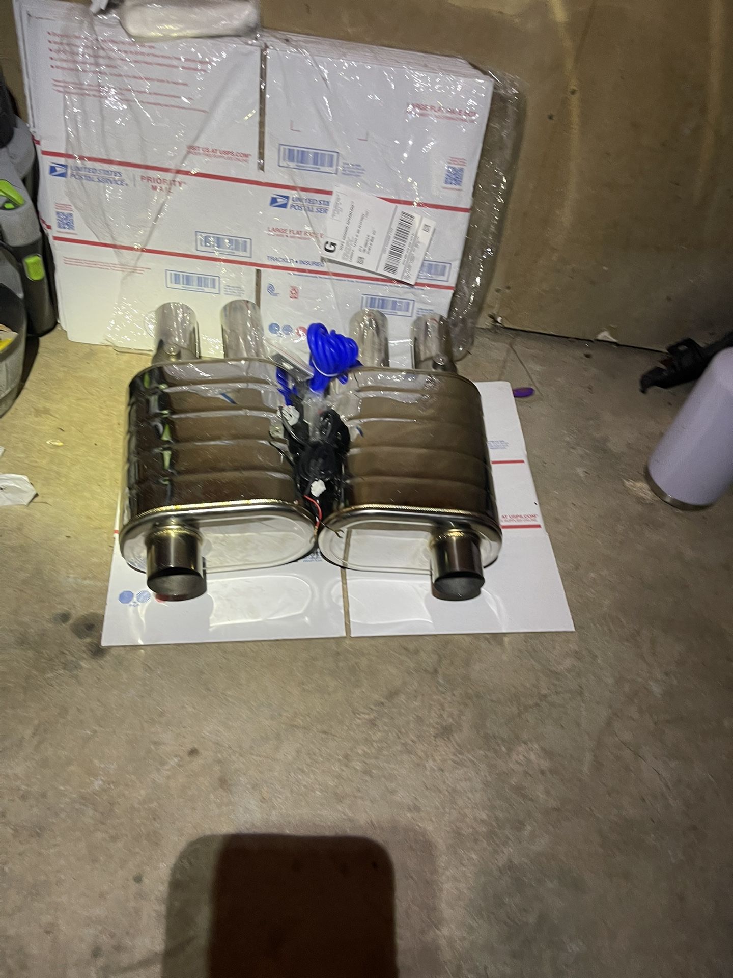Electronic Valved Exhaust Muffler