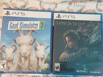 2 PlayStation 5 games $20 each new still sealed