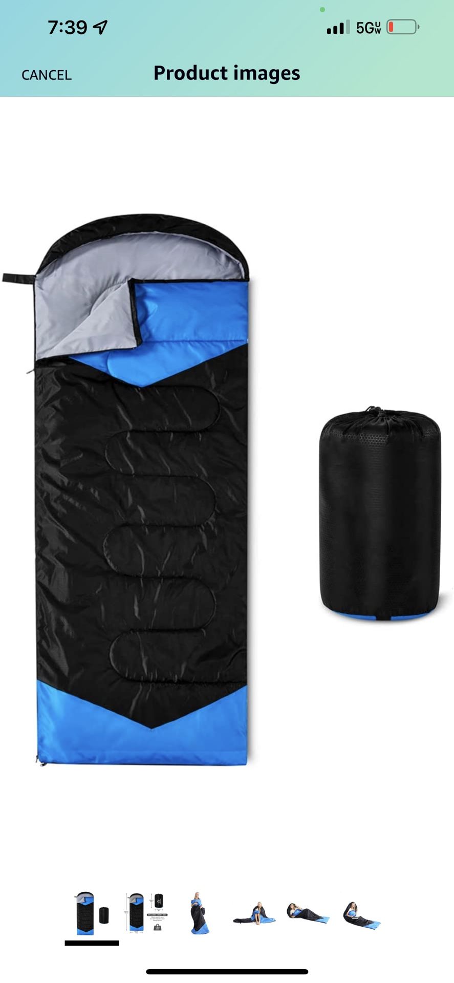 oaskys Camping Sleeping Bag - 3 Season Warm & Cool Weather - Summer, Spring, Fall, Lightweight, Waterproof for Adults & Kids - Camping Gear Equipment,