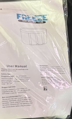 portable ice bath tub 