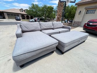 Gray Sectional Couch - Free Delivery