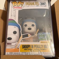 Snoopy In Penalty Box 2097 Le 5000pc  Funko Pop 