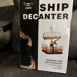 Ship In A Bottle Decanter 