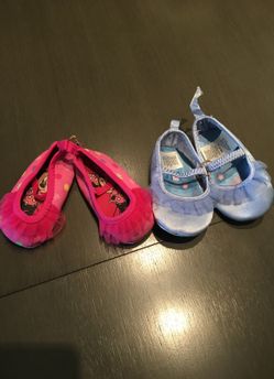 Baby Disney store slip shoes