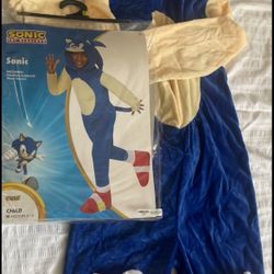 🦔Disfraz de Sonic the Hedgehog - ¡Como nuevo!