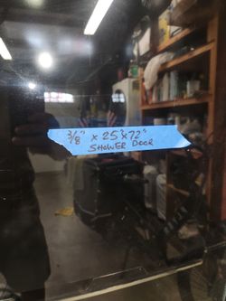 Glass shower door