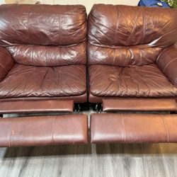 Lovely Leather Couch Recliner 