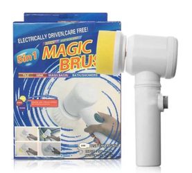 5 In 1 Magic Brush Nylon Bathtub Electric Multi-Functional Household Cleaning
