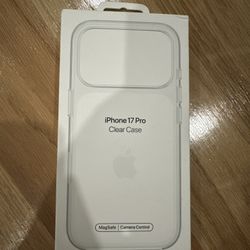 Apple iPhone 17 Pro Max Clear Case with MagSafe  and Camera Control