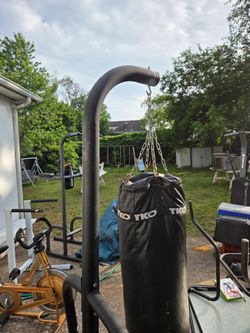 TKO Commercial-grade Heavy Bag with Stand