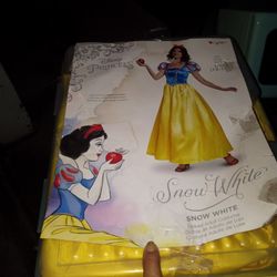 NEW Adult Size Large Disney Princess Snow White Halloween Costume