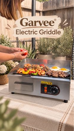 Garvee Electric Griddle Stainless Steel