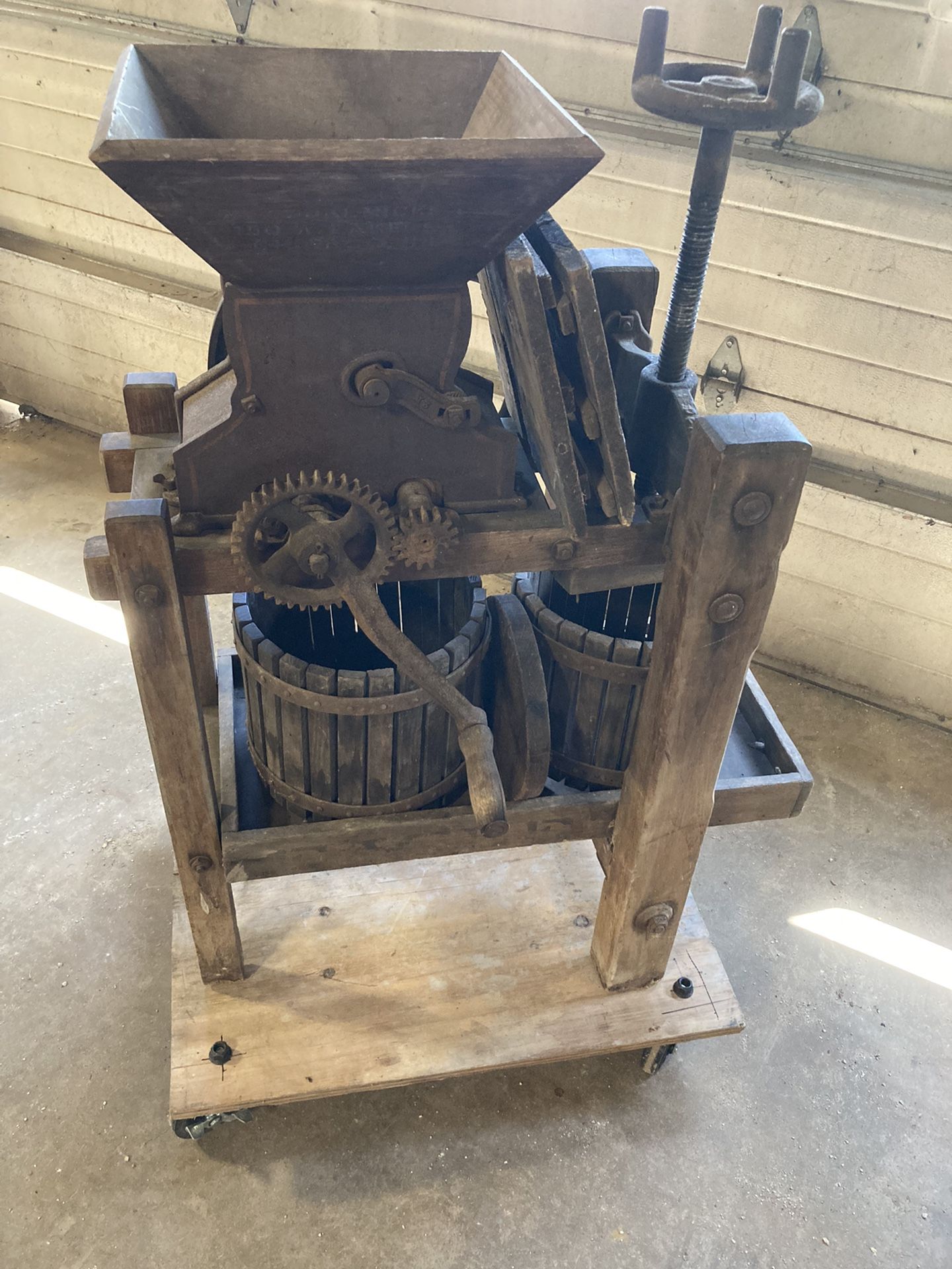 Antique Apple Cider Press