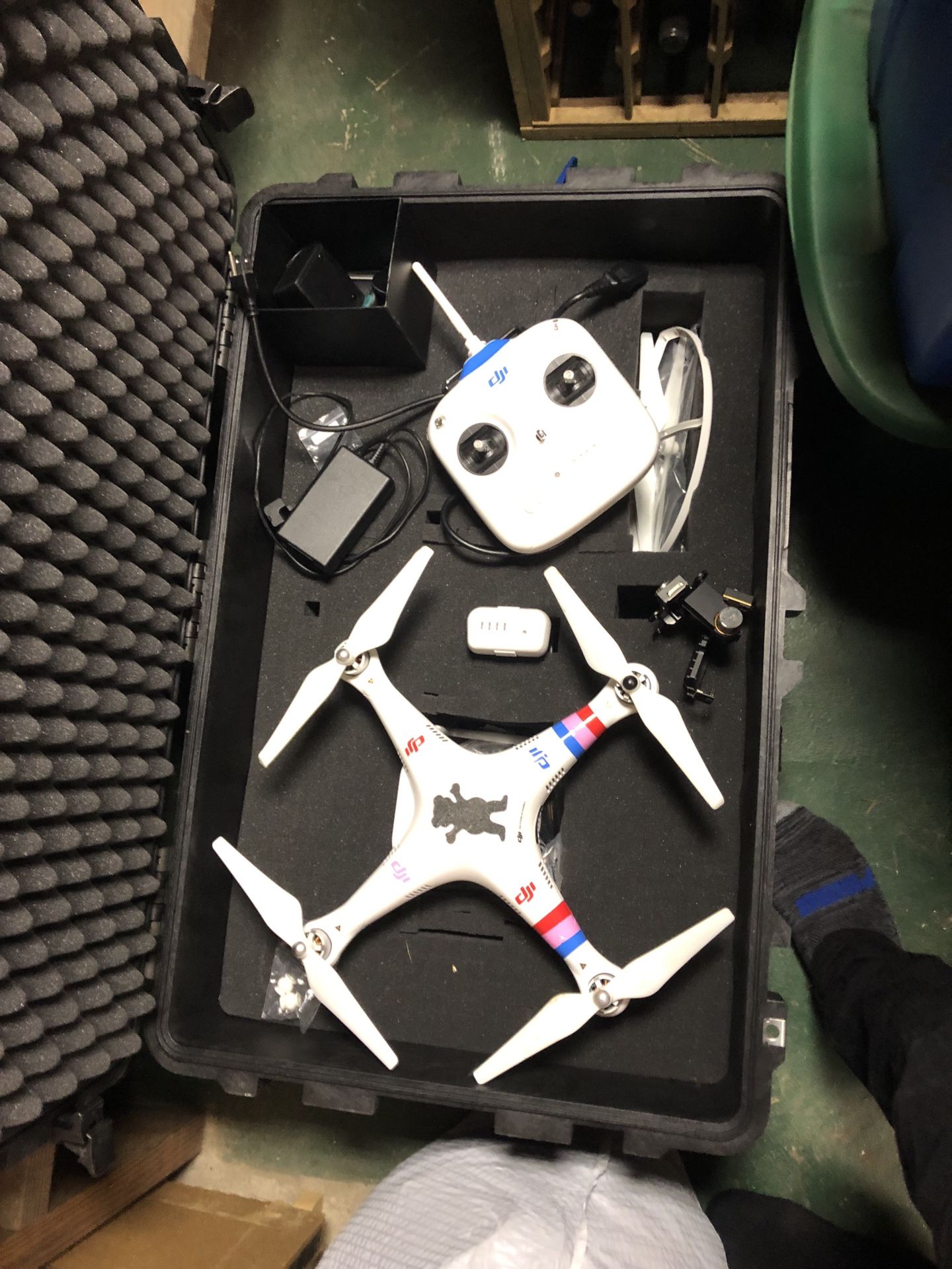 Phantom 2 DJI drone comes with Gimbal and Pelican case