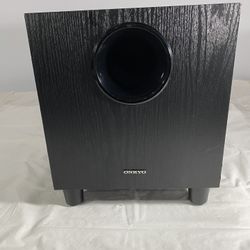 Onkyo Model SKW-390 130 Watts Max Black Subwoofer 