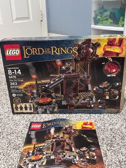 **BOX AND INSTRUCTIONS ONLY** Lego 9476 Orc Forge