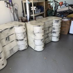 Vintage Hollywood Regency Dresser Pair