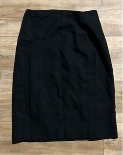 Black pencil skirt